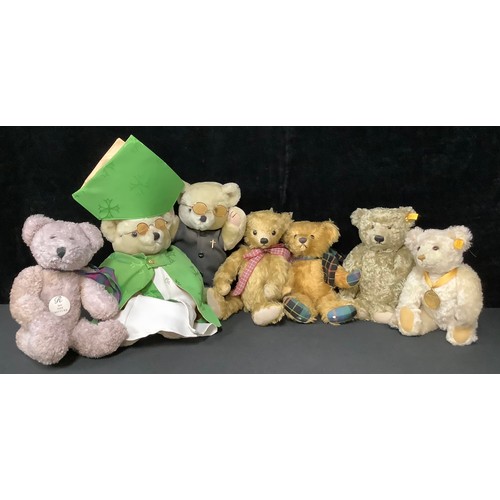 5220 - Toys & Juvenalia - a collection of teddy bears, various manufacturers including Steiff (Germany), Br... 