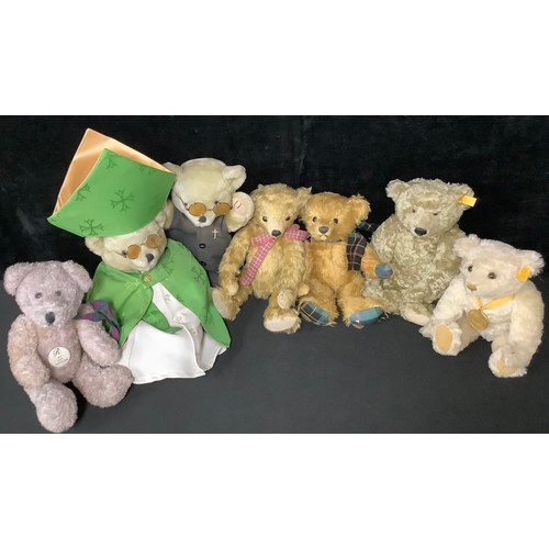 5220 - Toys & Juvenalia - a collection of teddy bears, various manufacturers including Steiff (Germany), Br... 