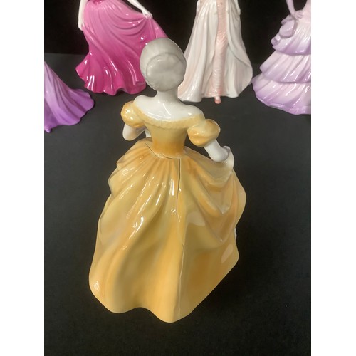 5223 - A Coalport figure, Ladies of Fashion, Bolero, 22cm; other Coalport figures, Anne, Alison, Julie, Emi... 