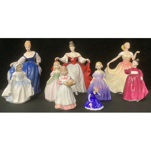 5224 - A Royal Doulton figure, Kay HN 3340; others, Sara HN 2265, Deborah HN 3644; others smaller, Marie, D... 