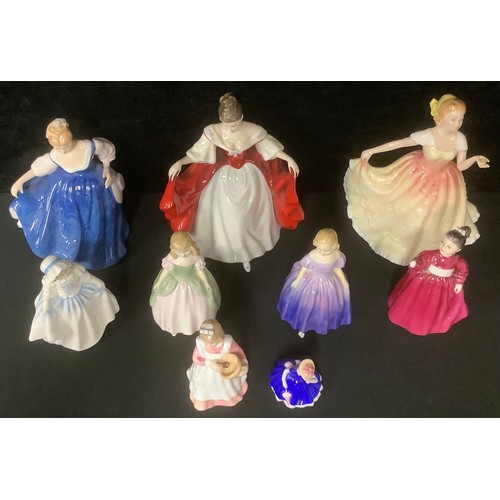 5224 - A Royal Doulton figure, Kay HN 3340; others, Sara HN 2265, Deborah HN 3644; others smaller, Marie, D... 