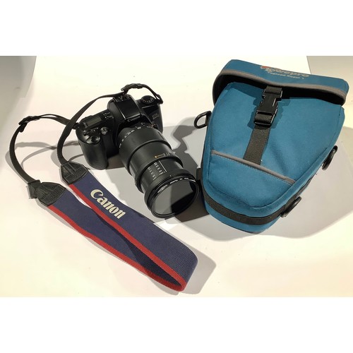 5300 - Cameras - a Canon EOS Rebel G 35mm camera, with Tamron AF Aspherical lens, serial number 704557, wit... 