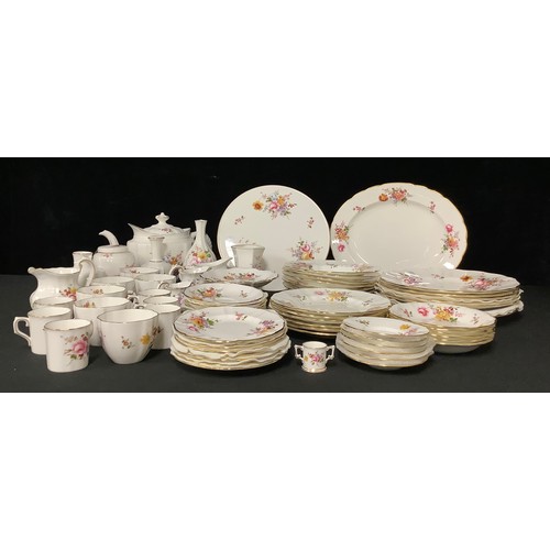 5399 - A Royal Crown Derby Posies pattern dinner and tea service, comprising cake stand, serving platter, d... 