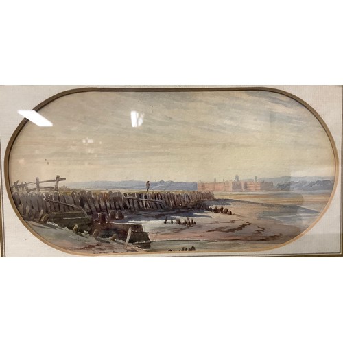 5400 - William Pavitt  
Cornish Harbour  
signed, watercolour; another, Paul Jacob Naftel RWS  Southampton ... 