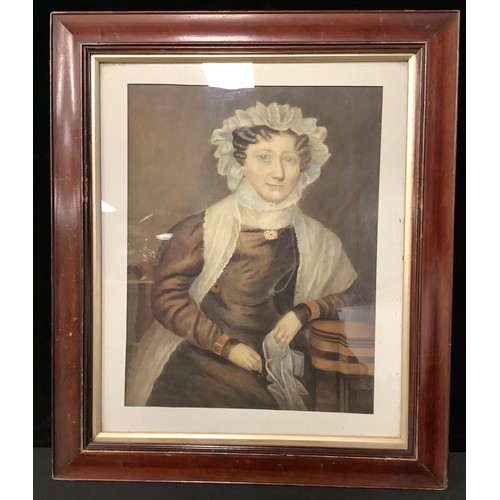 5401 - English School  
Portrait of a Victorian Lady  
unsigned, watercolour