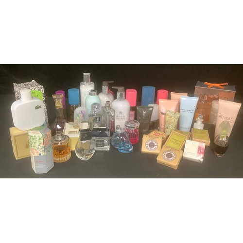 5456 - Fragrances and Lotions - a quantity of fragrances and lotions including Jimmy Choo, Coty, YSL, Crabt... 