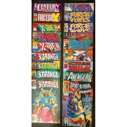 5384 - Marvel Comics - A collection of Marvel comics including X-Men, Century Distant Sons, Force Works, X-... 