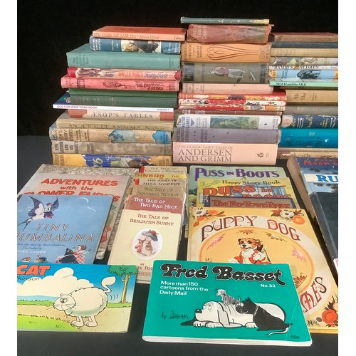 5538 - Books - vintage children’s books and annuals, other books, cloth binding, etc, qty (3 boxes)