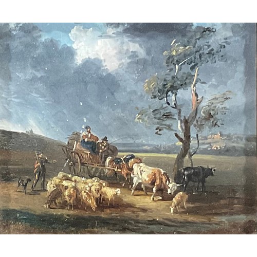 5542 - Dutch/Flemish School (19th century)
Heading to Market,
oil on panel, 12cm x 14cm