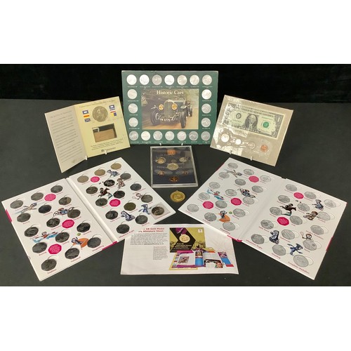 5556 - Coins - GB, Elizabeth II - London 2012 50p Sposrt Collection Album, containing twenty-nine 50p coins... 