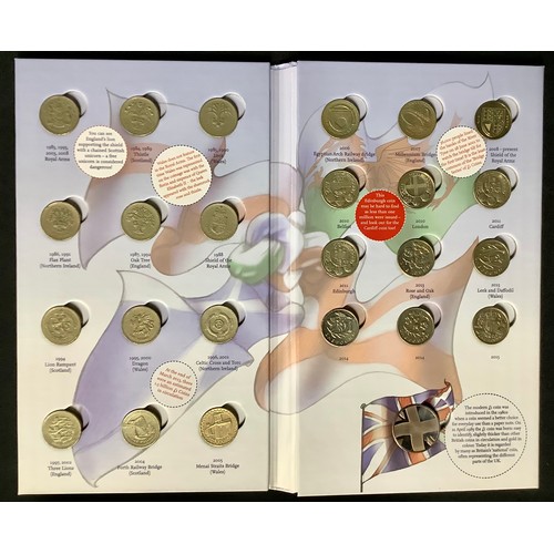 5557 - Coins - GB, Elizabeth II - The Great British Coin Hunt, UK 50p Coin Collector Album, containing eigh... 