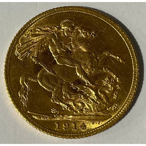 5561 - A George V full gold sovereign, 1914