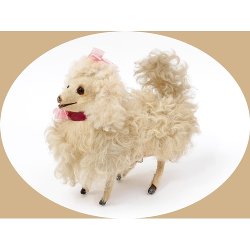 7181 - Toys From The Attic Part II - Automata - a late 19th century French automaton toy Poodle Dog, attrib... 