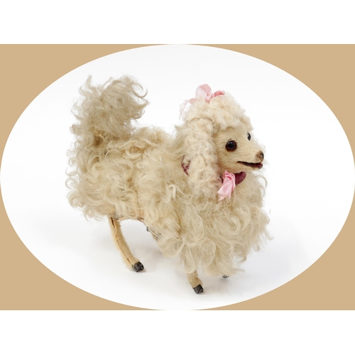 7181 - Toys From The Attic Part II - Automata - a late 19th century French automaton toy Poodle Dog, attrib... 