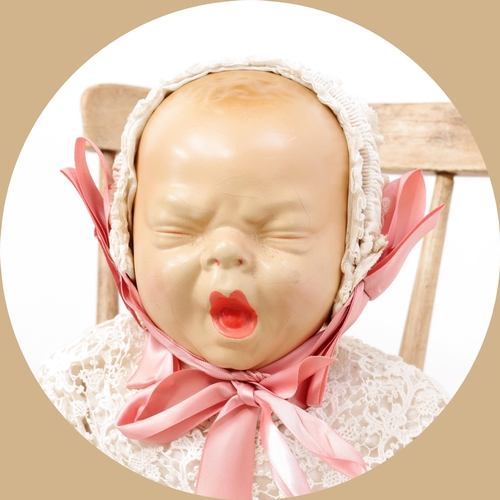 7167 - Toys From The Attic Part II - Americana - a 1930's Georgene Averill 'yawn' baby doll, the painted co... 