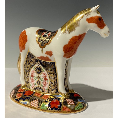 5065 - A Royal Crown Derby paperweight, Falabella, exclusive to Sinclairs, limited edition 30/1,000, gold s... 