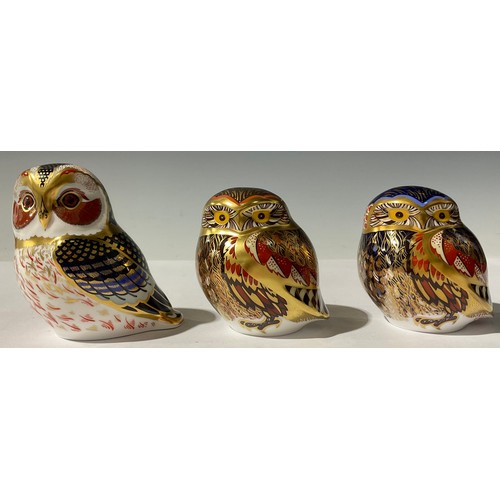 5106 - A Royal Crown Derby paperweight, Little Owl, Sinclairs exclusive signature limited edition, 232/1,00... 