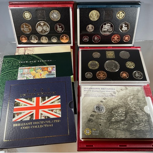 281 - Coins & Tokens - the Royal Mint SS Gairsoppa quarter ounce silver proof coin, others, uncirculated c... 