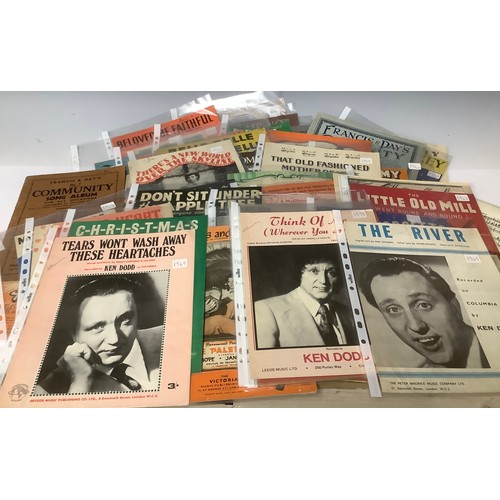 3048 - Sheet Music - assorted The Third Man, The Harry Lime Theme, 1950; The Paleface, Buttons and Bows, 19... 