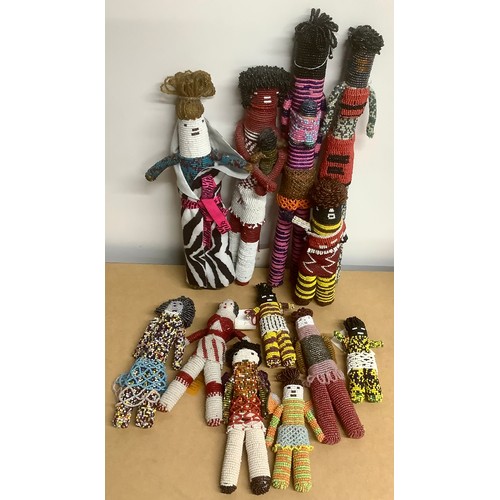 3088 - Tribal Art & the Eclectic Interior - a collection of Ndebele beadwork fertility and initiation dolls... 