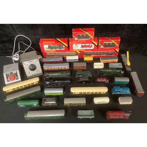 3247 - Model Railway - trains, including, Hornby 00 Gauge LNER Loco R.252 J.83 Class, boxed; LMS 0-6-0T Jin... 