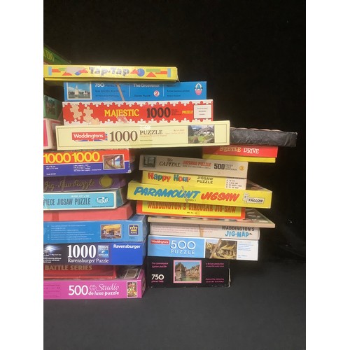 3249 - Toys & Juvenalia - a large collection of board games and jigsaw puzzles including Spirograph, Sorry,... 