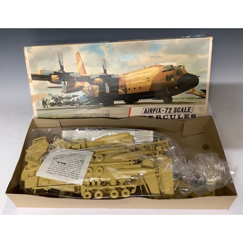 3251 - A Kiel Craft RAF Hurricane, ready to fly; an Airfix Hercules (2)