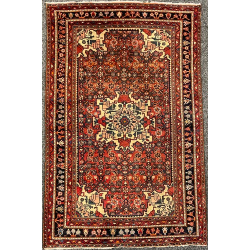 3298 - Middle East and the Orient - a Persian design Karadja type wool rug or carpet, 210cm x 133cm