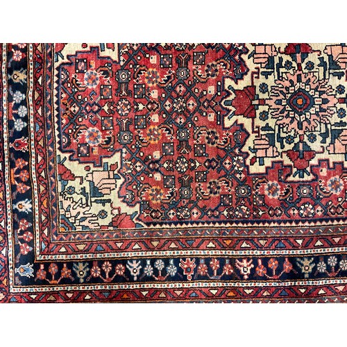 3298 - Middle East and the Orient - a Persian design Karadja type wool rug or carpet, 210cm x 133cm