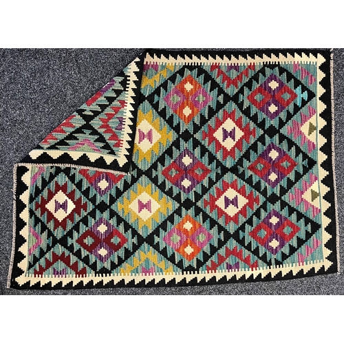 3307 - Rugs and Carpets - a hand knotted Maimana kilim carpet, 150cm x 110cm