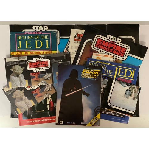 3323 - Juvenalia, Sci-Fi Interest, Star Wars - a Panini Star Wars Return of the Jedi sticker album; Star Wa... 