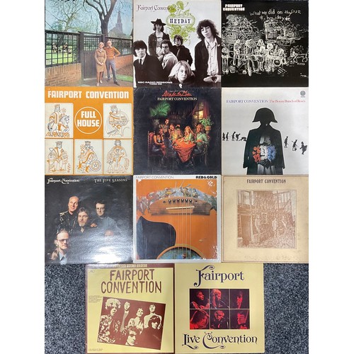 3106 - Vinyl Records - LP’s including Fairport Convention – Heyday – BBC Radio Sessions 1968-69 – HNBL 1329... 