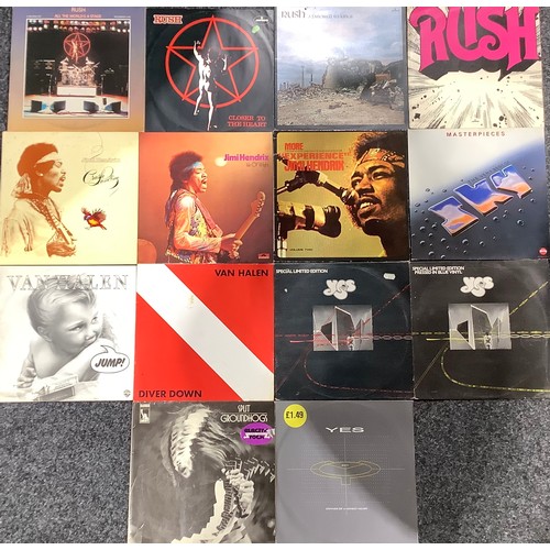 3120 - Vinyl Records - LP’s and 12” Singles including Rush – Rush – 9100 011; A Farewell To Kings – 9100 04... 