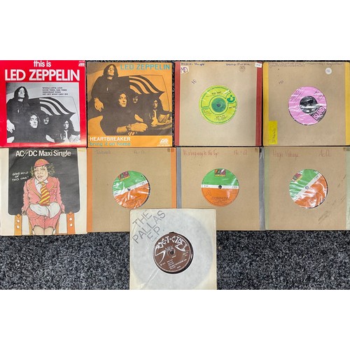 3143 - Vinyl Records – 7” Singles including Pallas – The Pallas E.P. – PAL/101; Led Zeppelin – This Is Led ... 