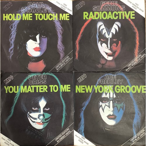 3147 - Vinyl Records – 7” Singles including Kiss, Ace Frehley – New York Groove – CAN 135 (Limited Edition ... 