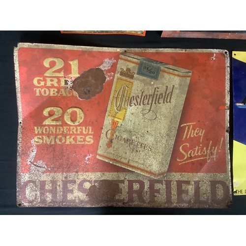 3042 - Advertising and Industrial Salvage - a rectangular shaped single sided pictorial advertising tin sig... 