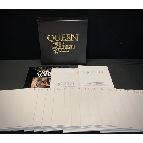 65 - Queen the complete works LP box set. The set comprises of 11 studio releases. Also included is the c... 