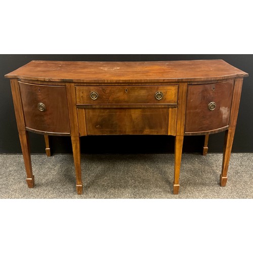 71 - A 19th century mahogany sideboard, 88.5cm high x 152cm wide x 57cm deep.