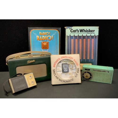 257 - Radios - 1970s Sinclair Micromatic kit 49/6 Britain's Smallest Radio, made and boxed,  others 1960s ... 