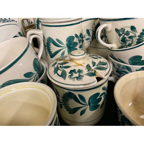 102 - A large collection of T.G. Green Oakville pattern dinner and tea ware, including tureens, serving di... 