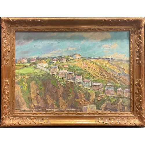 207 - Henry Wainwright (20th century)
Holywell, Eastbourne
oil on board, label to verso, 36cm x 51cm