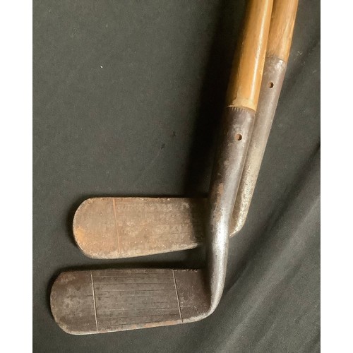 232 - Golf - a golf putter, Carnoustie; another, Wryneck Putter (2)