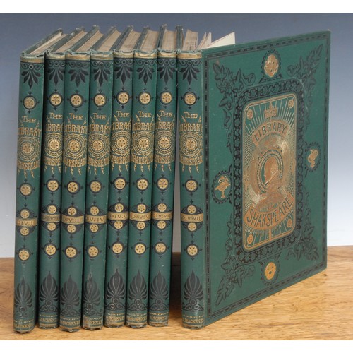 586 - Literature, English – Shakespeare (William, 1564-1616), The Library Shakespeare 8 Vols., London, Wil... 