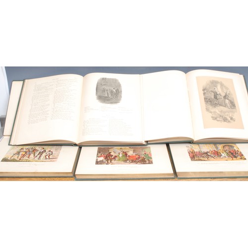 586 - Literature, English – Shakespeare (William, 1564-1616), The Library Shakespeare 8 Vols., London, Wil... 