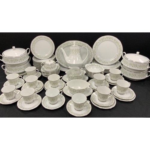 153 - A Noritake ‘Savannah’ pattern table service for six including; six dinner plates, six smaller, six t... 