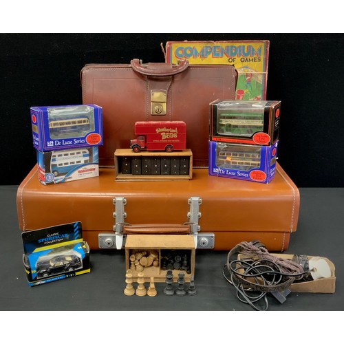 178 - Toys & Games - turned wooden chess set, King cm high;  dominoes, bagatelle game with metal balls, EF... 