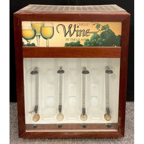 250 - A four bottle chilled-wine dispenser, 75cm high x 60cm wide x 31.5cm deep.