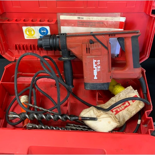 106A - Tools and equipment - A Hilti TE14 power hand tool, conforming transformer (2)