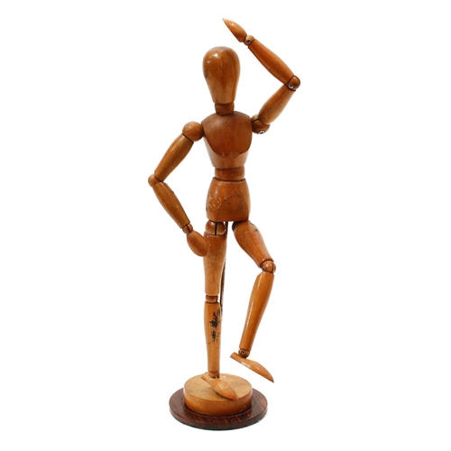 3190 - An articulated table top artist's lay model, 35cm high