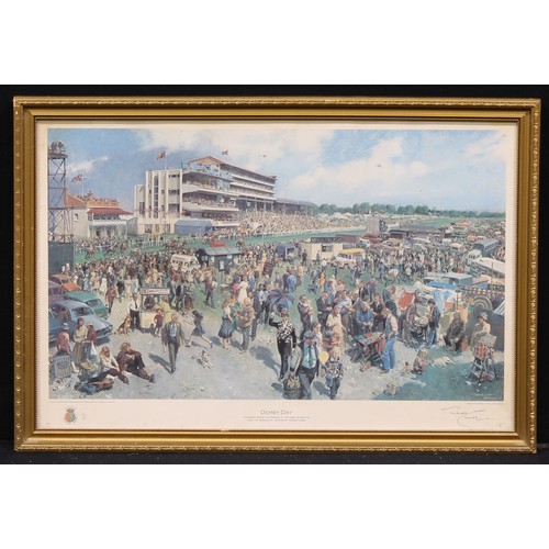 3335 - Terence Tenison Cuneo, by and after, Derby Day, limited edition print, signed in pencil, number 175/... 